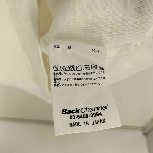 バックチャンネル Back Channel POCKET LONG SLEEVE T ポケット ロング スリーブ Tシャツ メンズ import:XL