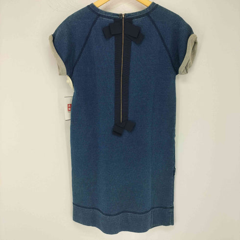 ランバンオンブルー LANVIN en Bleu インディゴ スウェットワンピース レディース JPN:38