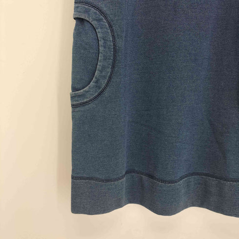 ランバンオンブルー LANVIN en Bleu インディゴ スウェットワンピース レディース JPN:38