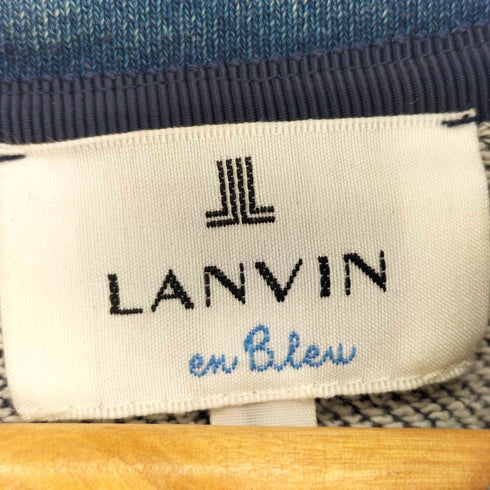 ランバンオンブルー LANVIN en Bleu インディゴ スウェットワンピース レディース JPN:38