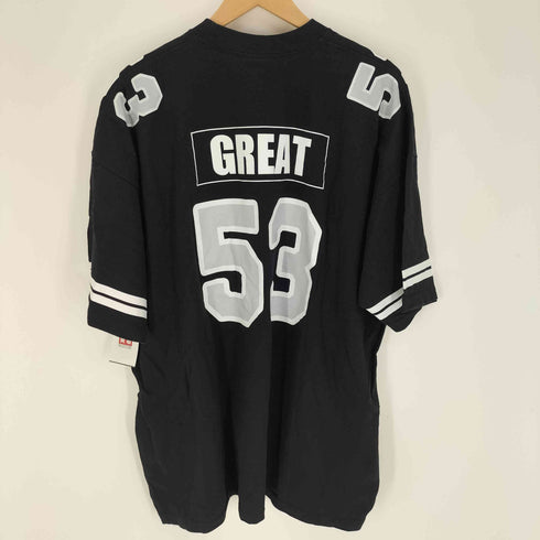 USA製 PRO CLUBボディ HEAVY WEIGHT 53 ロゴプリント アメリカンフットボールチーム S/S クルーネック Tシャツ メンズ 3XL