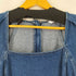 ザラ ZARA スクエアネックデニムワンピース レディース import:M
