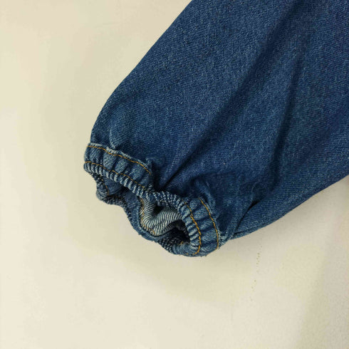 ザラ ZARA スクエアネックデニムワンピース レディース import:M