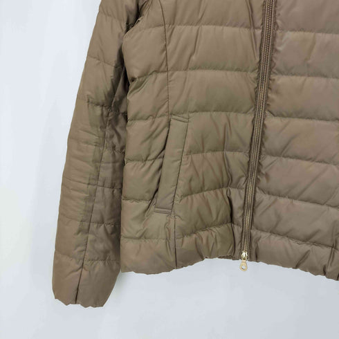 ブルーレーベルクレストブリッジ BLUE LABEL CRESTBRIDGE デタッチャブル フード ジップアップ ダウンジャケット レディース JPN:40