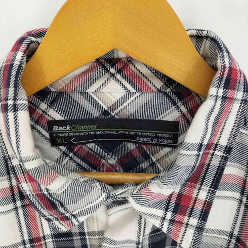 バックチャンネル Back Channel CHECK FLAP POCKET FLANNEL SHIRT チェック フラップポケット フランネルシャツ メンズ import:XL