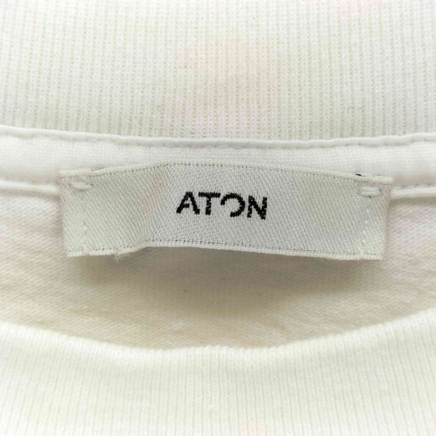 エイトン ATON 12/- Air Spinning Loose Fit Longsleeve T-shirt メンズ 06