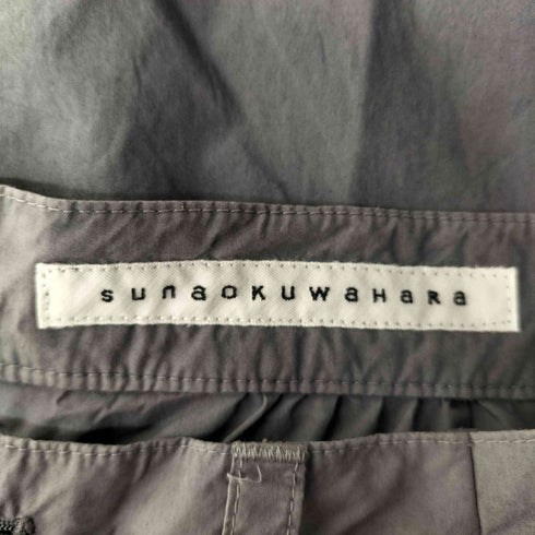スナオクワハラ sunaokuwahara 変形ポケット コットン カーゴパンツ レディース JPN:M