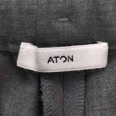 エイトン ATON WOOL TROPICAL TAPERED EASY PANTS メンズ 04