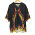 FIFTH STREET POKER SHIRT フレイムデザイン開襟シャツ メンズ JPN:XL