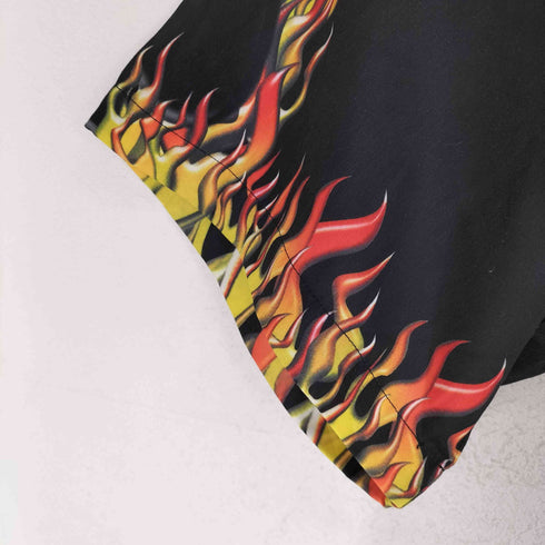 FIFTH STREET POKER SHIRT フレイムデザイン開襟シャツ メンズ JPN:XL