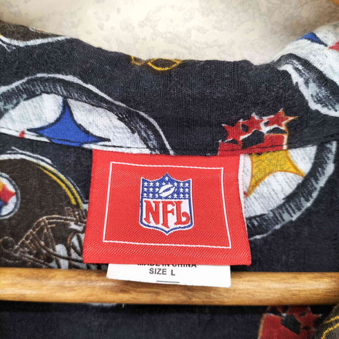 エヌエフエル NFL チームプリント開襟シャツ メンズ JPN:L