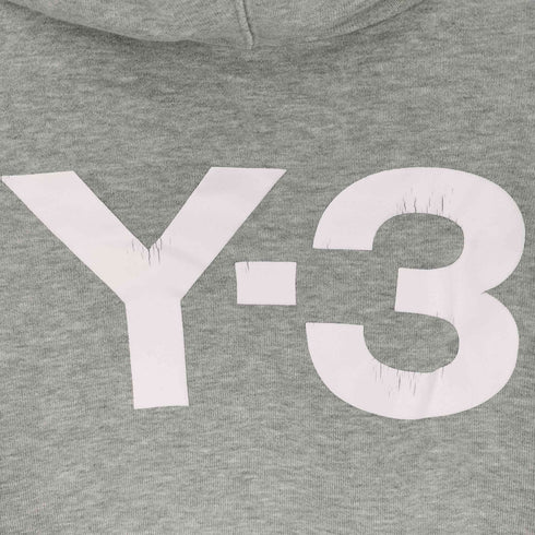 ワイスリー Y-3 バックプリント ダブルジップ ジップアップパーカー メンズ JPN:S