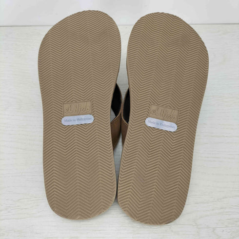 el Nido flips NUBUCK ヌバックビーチサンダル レディース JPN:36