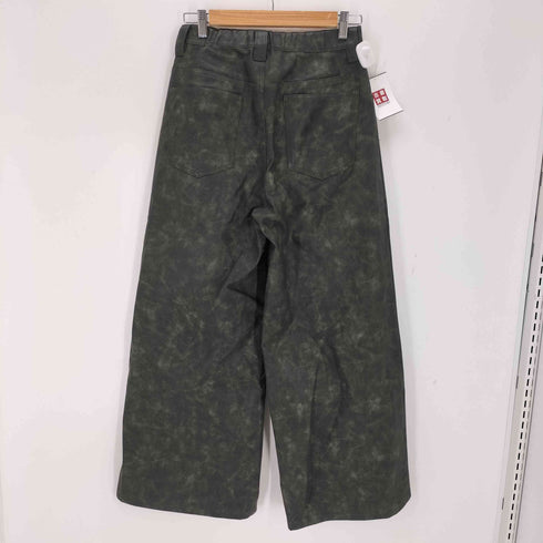 ソエルテ soerte フェイクレザーワイドパンツ メンズ 2