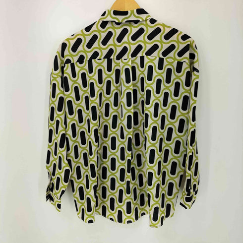 ザラ ZARA 総柄 S/L シャツ レディース import:XS