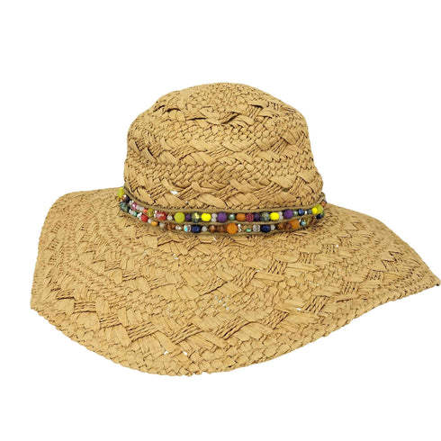 Cappelli ビーズ ストローハット レディース