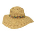 Cappelli ビーズ ストローハット レディース