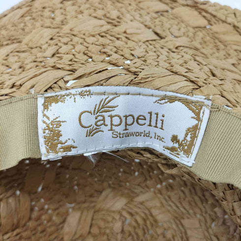 Cappelli ビーズ ストローハット レディース