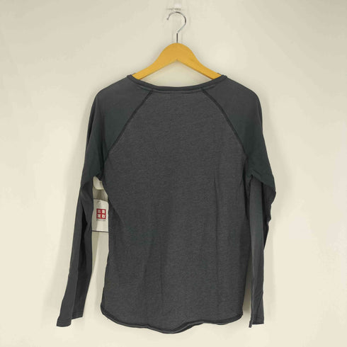 ディーゼル DIESEL 55DSL ロゴ刺繍 ラグラン ロングスリーブTシャツ メンズ import:M
