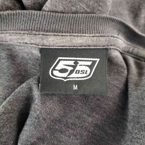 ディーゼル DIESEL 55DSL ロゴ刺繍 ラグラン ロングスリーブTシャツ メンズ import:M