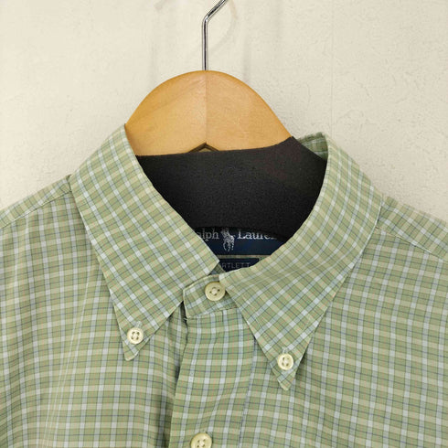 ラルフローレン RALPH LAUREN BARTLETT ポニー刺繍 チェックBDシャツ メンズ import:M