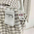 マドモアゼルノンノン mademoiselle NON NON コットン ウール ギンガムチェック ノーカラー L/S シャツ レディース JPN:M