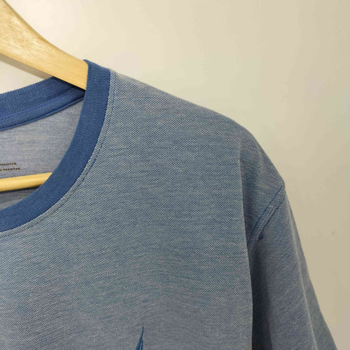 ノーティカ NAUTICA SLEEPWEAR コットンポリ ロゴ刺繍 S/S Tシャツ メンズ import:L
