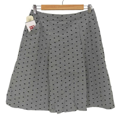 ランバンコレクション LANVIN COLLECTION ドットギンガムチェックスカート レディース 42