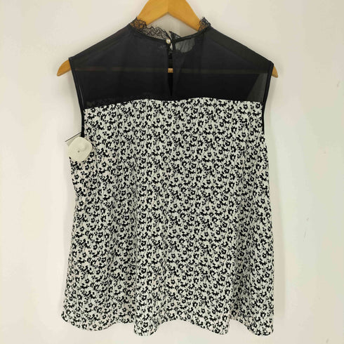 タラジャーモン TARA JARMON シアーショルダーフラワーブラウス レディース M