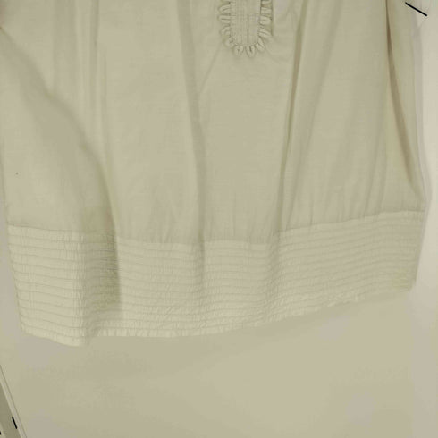マックスマーラウィーケンドライン Max Mara WEEKEND LINE シルク 混 プルオーバー ヘンリーネック ノースリーブ ブラウス タンクトップ レディース 38