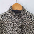 ザラ ZARA L/S フリルデザイン レオパード柄ブラウス レディース import:M