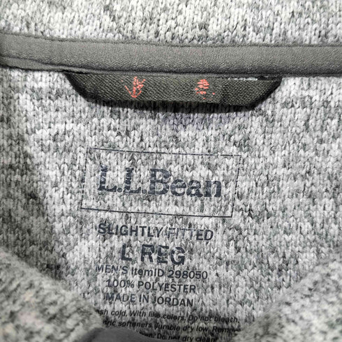 エルエルビーン L.L.Bean SLGHTLY FITTEDハーフスナップフリースプルオーバージャケット メンズ L