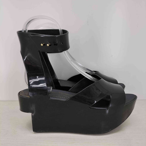 ヴィヴィアンウエストウッド アングロマニア Vivienne Westwood ANGLOMANIA ロッキンホース ウェッジソール エナメルパンプス レディース JPN:24