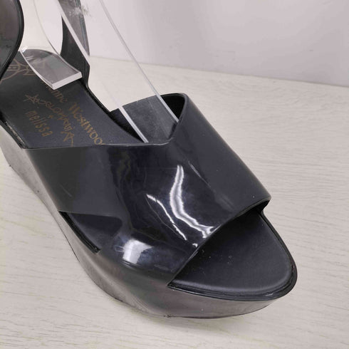 ヴィヴィアンウエストウッド アングロマニア Vivienne Westwood ANGLOMANIA ロッキンホース ウェッジソール エナメルパンプス レディース JPN:24