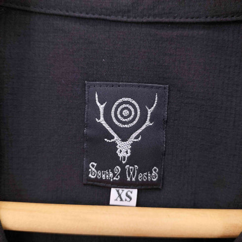 サウスツーウェストエイト SOUTH2 WEST8 S.L. S/S ZIPPED TRAIL SHIRT-N/PU RIPSTOP メンズ JPN:XS