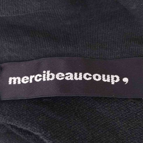 メルシーボークー mercibeaucoup フロントギャザー ジップアップパーカー レディース 3