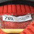 ザラ ZARA フラワーデザイン クルーネックニット レディース