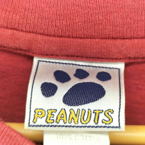 ピーナッツ PEANUTS 90~00s ラグラン キャラクター Tシャツ メンズ JPN:M