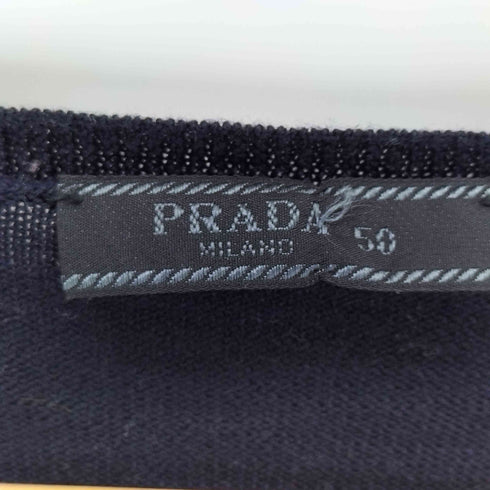 プラダ PRADA ウール100% Vネックニット メンズ EUR:50 50