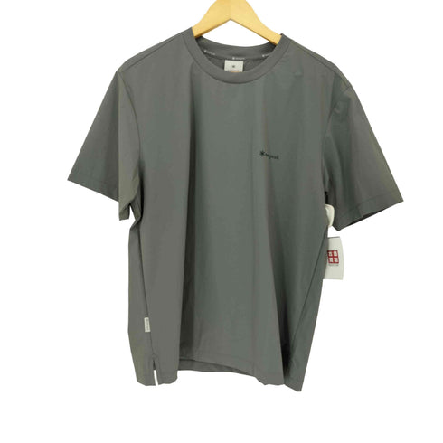 スノーピーク Snow Peak Thin-tech Woven Short Sleeve T メンズ import:L