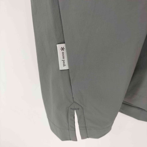 スノーピーク Snow Peak Thin-tech Woven Short Sleeve T メンズ import:L