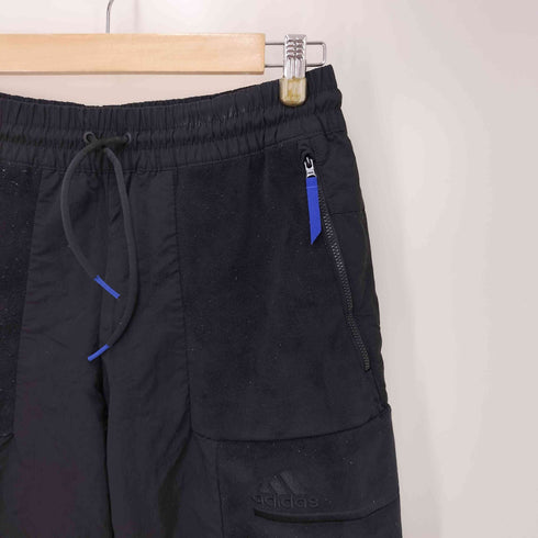 アディダス adidas Z.N.E. PADDED PANTS フリース 切替 ナイロン パンツ メンズ M