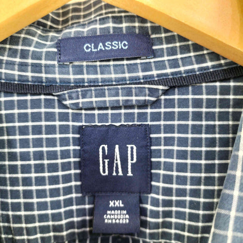 ギャップ Gap OLD CLASSIC チェック BDシャツ メンズ import:XXL