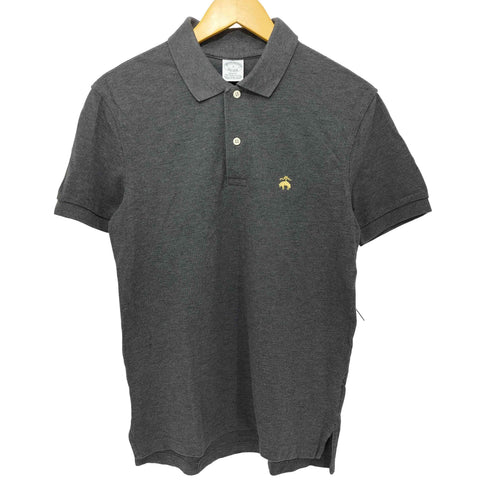ブルックスブラザーズ BROOKS BROTHERS SLIM FIT ロゴ刺繍 S/S ポロシャツ メンズ import:S