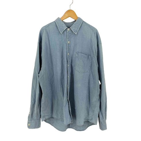 ギャップ Gap OLD 香港製 デカタグ シャンブレーシャツ メンズ import:XXL