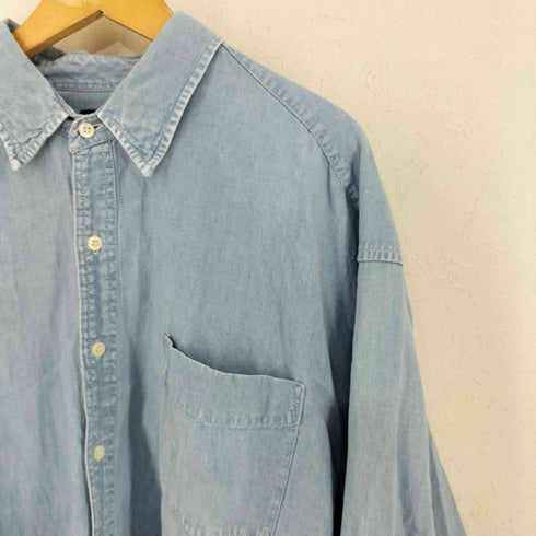ギャップ Gap OLD 香港製 デカタグ シャンブレーシャツ メンズ import:XXL