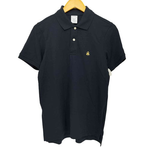 ブルックスブラザーズ BROOKS BROTHERS SLIM FIT ロゴ刺繍 S/S ポロシャツ メンズ import:S