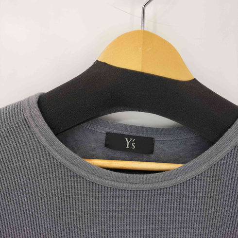 ワイズ Ys 切替 ワッフルカットソー メンズ JPN:2