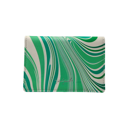 ディスコードヨウジヤマモト discord Yohji Yamamoto 25SS MARBLE PATTERN CARD CASE コンパクト マーブル パターン カード ケース パス ケース メンズ