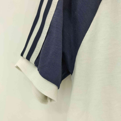 アディダス adidas 80S USA製 ラグラン トレフォイルロゴ刺繍 ポロシャツ メンズ import:L